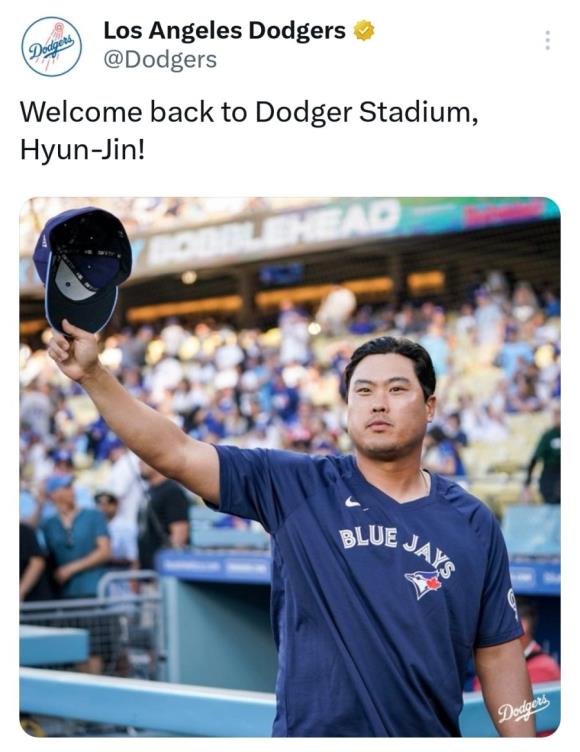 Welcome Back, Hyun Jin Ryu! 