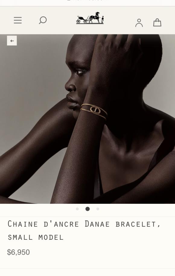 Chaine d'ancre Danae bracelet, small model