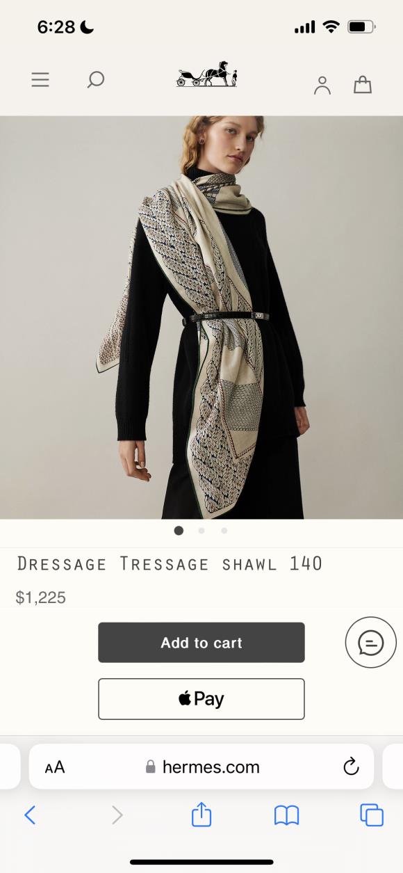 Dressage Tressage shawl 140