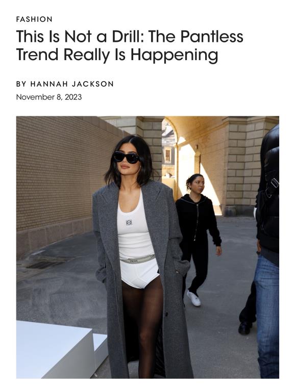 This Is Not a Drill: The Pantless Trend Really Is Happening